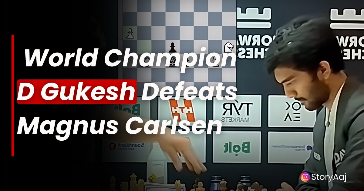World Champion D Gukesh