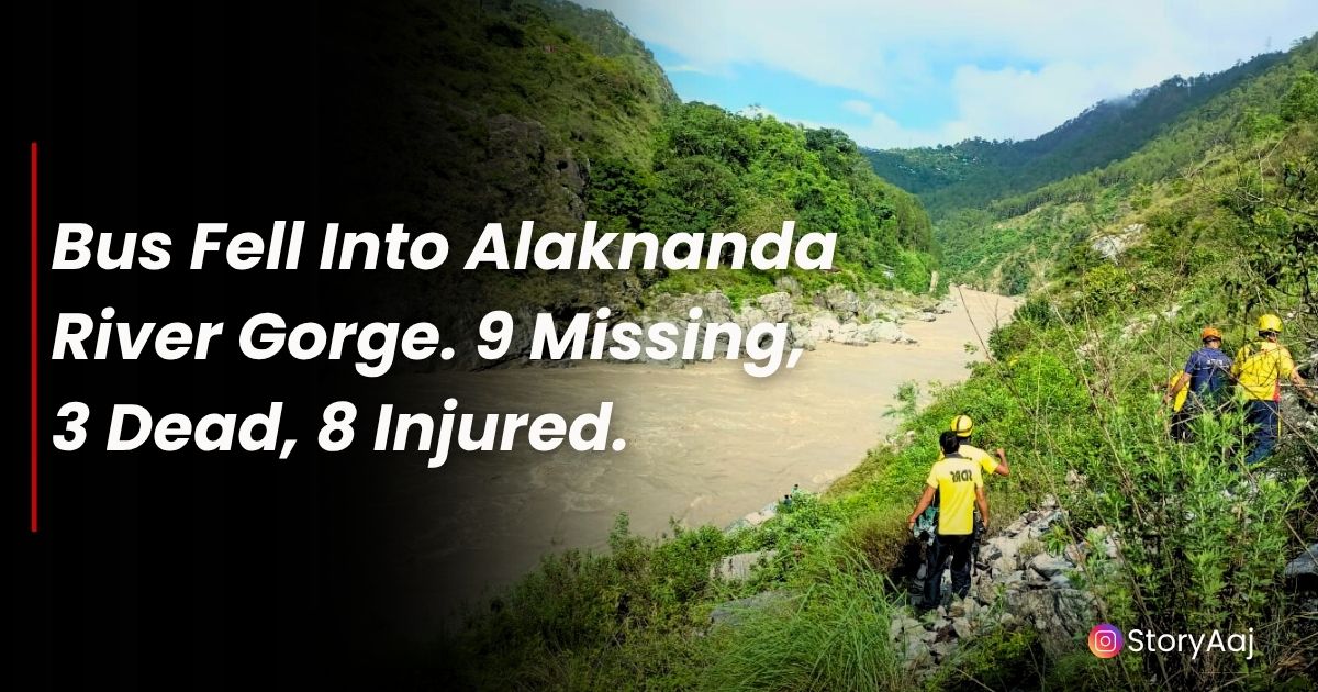Alaknanda river bus accident